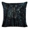 Nordic Sofa Pillow Light Luxury Style Living Room Bedside Cushion Cosmic Scenery Linen Pillow Case Without Core Waist Pillow