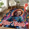 Custom 1Pc Chucky'S Colorful Chaos Rug Office Carpet Indoor Outdoor Entrance Doormat Nonslip Soft And Comfortable Living Room D291520