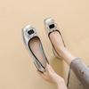 New Women Flat Shoes Fashion Crystal Soft Upper Boat Shoes Girl Comfortable Slip-on Loafers