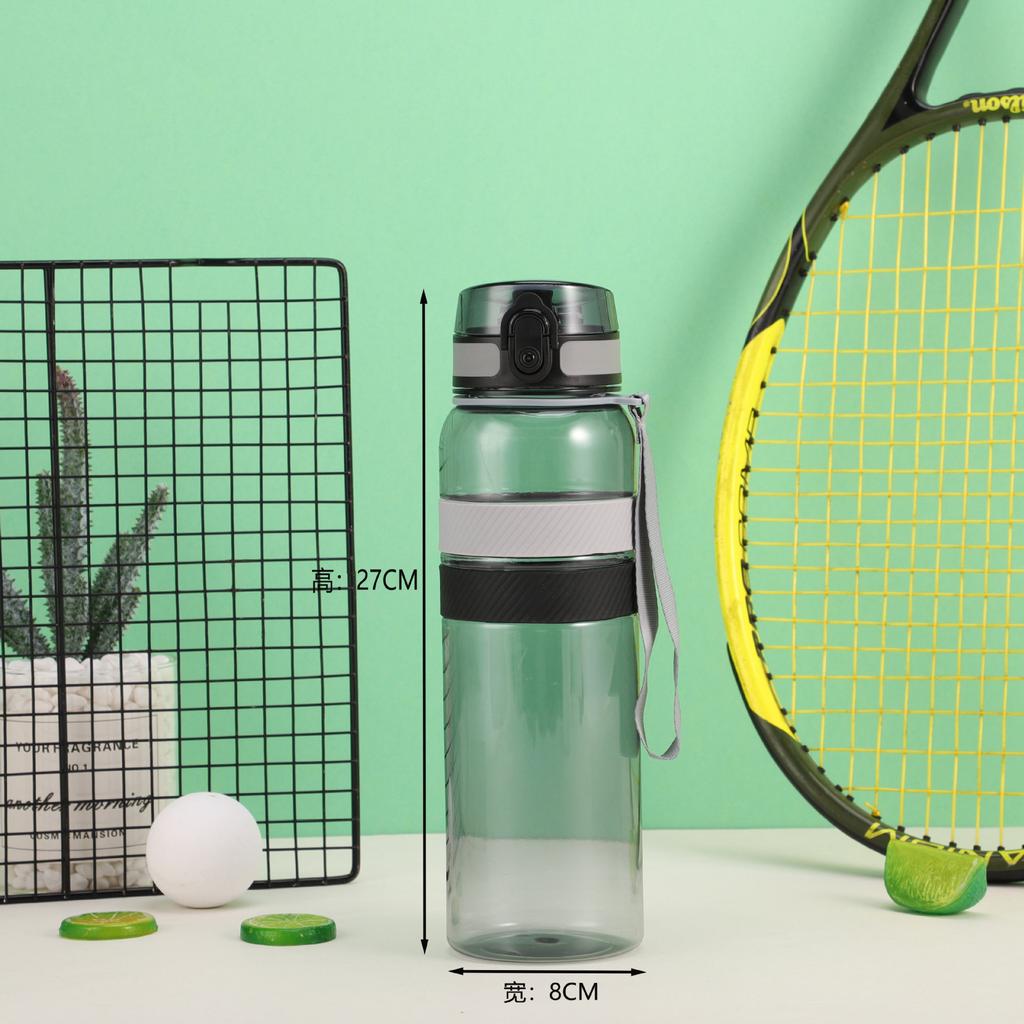 Water Bottle Plastic Large Capacity Summer Water Cup Plastic 800ml Portable Male and Female Students Fitness Kettle Outdoor Sports Cup