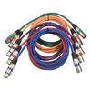 Audio Cable Shielded Anti-interference 100/180cm 3Pin XLR Male To Female Microphone AUX Cord for Mixer
