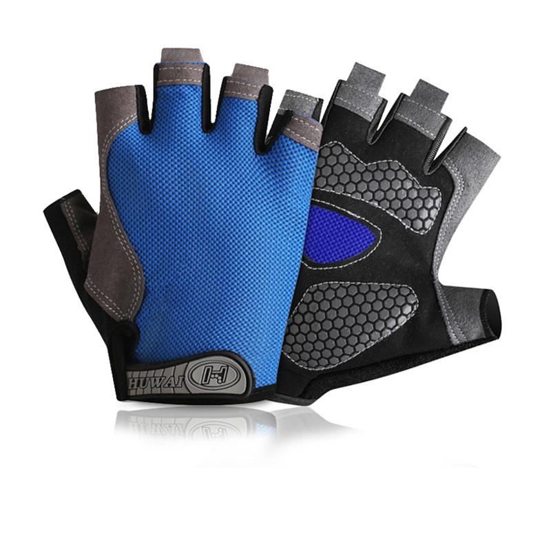 Anti Slip Shock Breathable Half Finger Gloves Breathable Biking Gloves Fitness Gym Bodybuilding Crossfit Exercise Fitness A Practical Use