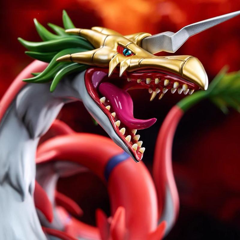 18cm Digimon Table Ornament Statue Gk Mega Seadramon Garage Kit Doll Anime Figure Pvc Model Collectibles Boys Toys Birthday Gift Kid Friendly