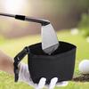 Cleaning Bag Golf Clubs Balls Scratch-Free Deep Groove Cleaner Waterproof Lining Removable Clip Machine Washable Golf Accessory
