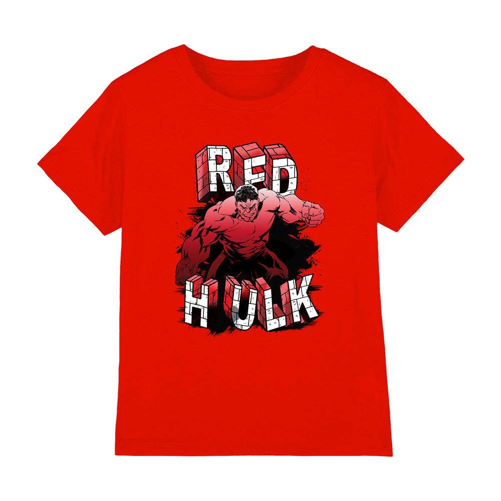 Captain America: Brave New World Childrens/Kids Red Hulk Brick T-Shirt