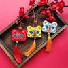 Chinese Style Lion Dance Tassels Pendant Cartoon Snake Mascot Plushies Doll Girls