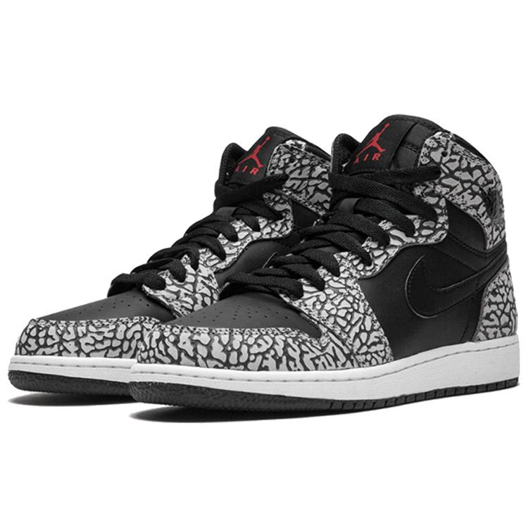 Jordan 1 Retro High Premium Black Elephant GS 838850-013