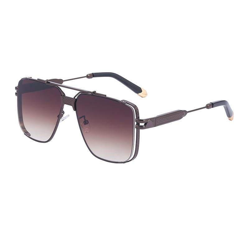 Steampunk Sunglasses Men'S Retro Box Trimmed Sunglasses Men'S Trendy Shades