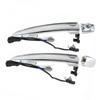 2 Pièces Poignées de Porte Extérieure Avant Gauche Droite de Voiture Argent ABS 826469N00A 806469N00A 806451AA0A Pour Nissan Leaf Maxima Murano Sentra