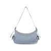 Matin Dust Denim Side Pocket Bag In Light Blue