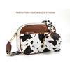 Premium Texture Large Capacity Multi Clip Women's Medium Crossbody Handbag with Adjustable Guitar Strap