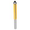 Freza cu coadă de 8mm Freză de lemn cu rulment Bit de finisare la nivel pentru tăiere(8*12.7*50.8mm )