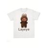 Kanye Face Parody T-Shirt - Layeye Graphic Novelty Tee Featuring Iconic Kanye Design, Casual Short Sleeve T-Shirt, Collectible Pop Culture Apparel