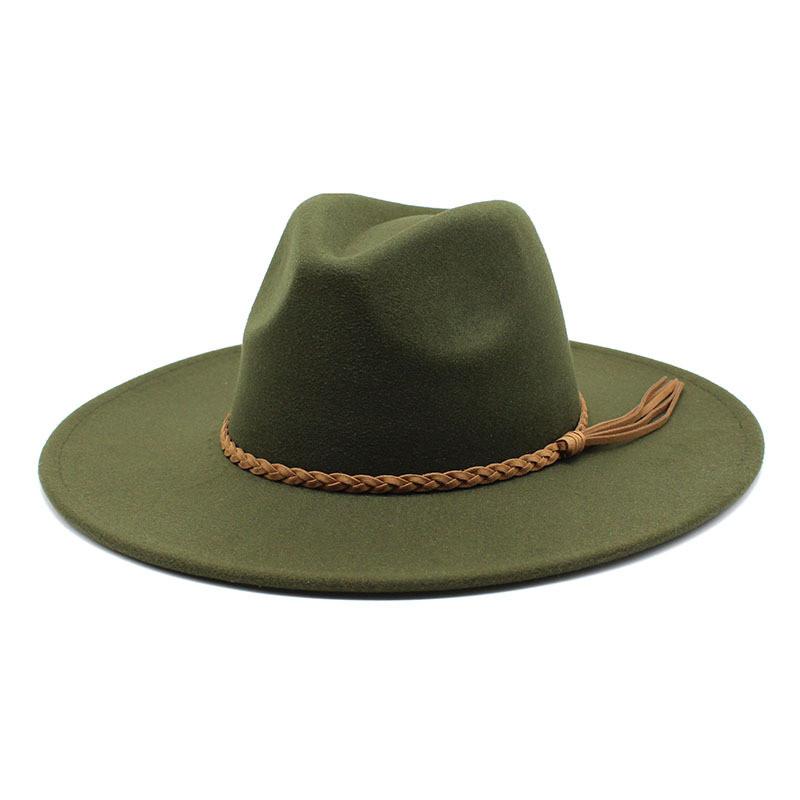 Vintage Wool Felt Fedora Hat With Wide Brim For Outdoor Travel And Casual Wear