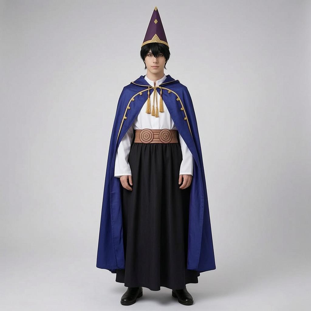 Witch Hat Atelier Qifrey Cosplay Set With Blended Fabric For Animators And Collectors