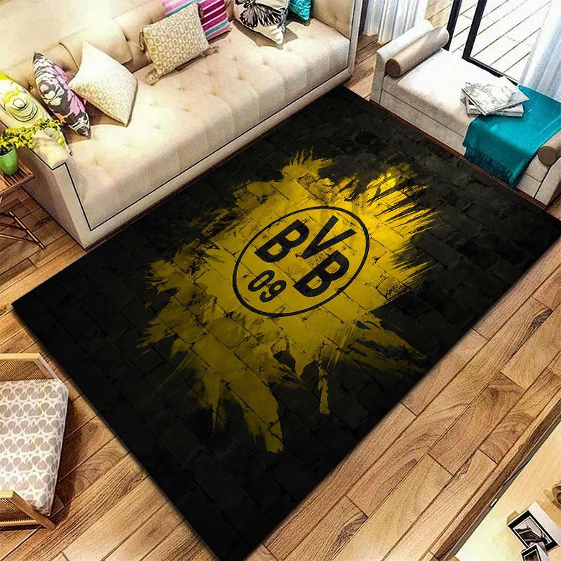 Borussia Carpet Rug for Living Room Bedroom Home Sofa Decoration,Kids Play Non-slip Floor Mat