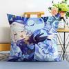 Hot Games Genshin Impact Cushion Cover Washable Linen Comfort Soft  for Sofa Bed Cozy Home Room Decor