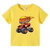 Blaze en de Monster Machines Cartoon Kinderen Grappige T-shirts Baby Jongens Coole Zomer T-shirt Kinderen Tops Meisjes Kleding 1-10J