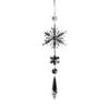 Xmas Hanging Snowflake and Icicle Crystal Christmas Tree Ornaments Pendant Decorations