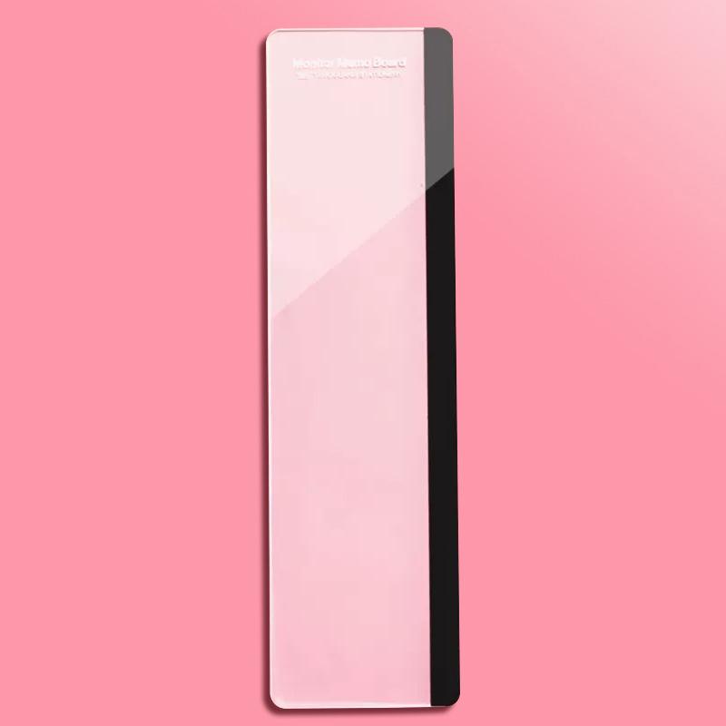 Memo Board Acrylic Sticky Note Holder Clear Message Board Reminder For Computer Monitors Screen Office Desk Accessories
