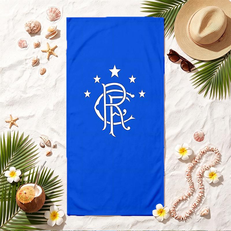 Rangers Fc Soft Beach Towel Stylish Beach Pool Towel for Summer Seaside Vacation Travel