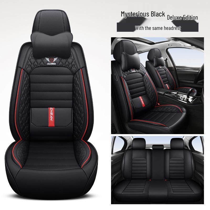 All-Season Universal Full Leather Car Seat Cushion - Available In Four Colors