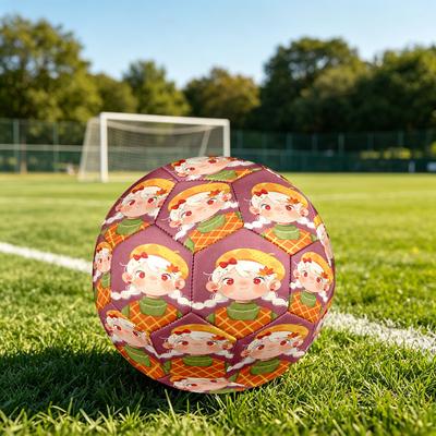 1pc Autumnal Whimsy Theme Soccer Ball Football, Size 5, Lightweight PVC, Outdoor Training Soccer Ball,Gift C6595