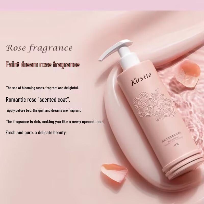 Kustie Fruity Jam Shower Gel & Rose Lotion Set