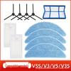 iLife Sweeping Robot Accessories: V5s/V3/V5/V3s Side Brush, Roller Brush, HEPA Filter, Mop Cloth