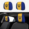 Cartoon Cute Eyes Car Headrest Covers 2 Pack Car Seat Head Rest Cover Auto Elastic Seat Coverings Vehicle Interior Accessories Protector Universal