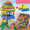 Hexagonal Building Blocks: Large Interlocking Plastic Toys for Ages 3-6