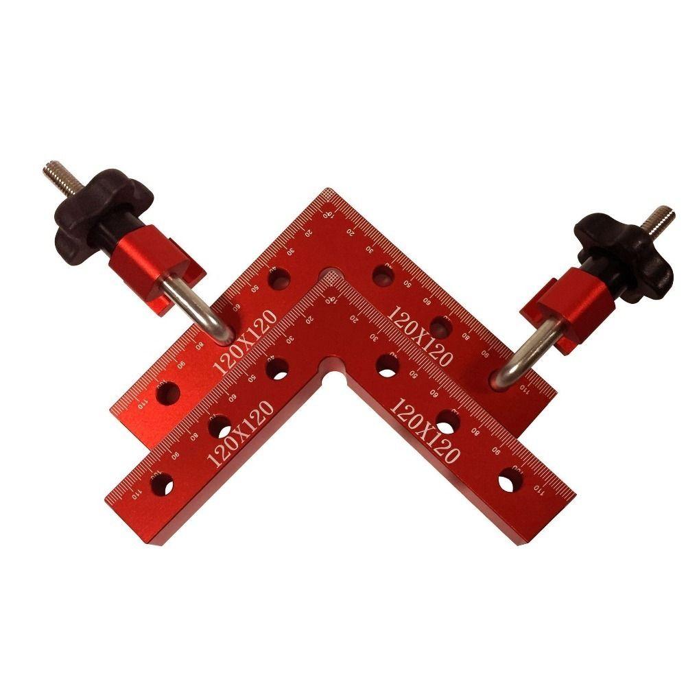 3 Pcs 90 Degrees Metal Clamps Aluminum Zinc Zinc Alloy Corner Clamping Tools Hand Fixing Tool