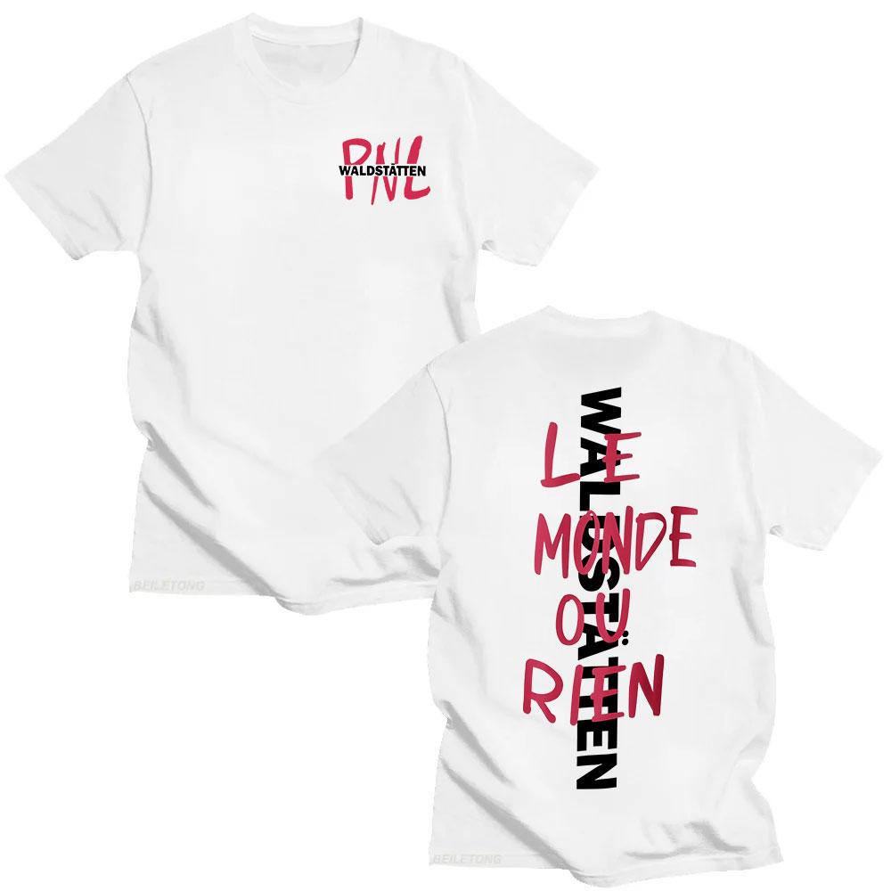 Rappeur PNL Que La Famille Le Monde Chico Album T-shirt Hommes Femmes Mode Hip Hop T-shirts à Manches Courtes Coton T-shirt Décontracté Haut Port Quotidien Haut Cool
