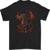 A Fierce Fantasy Dragon Mens T-Shirt 100% Cotton
