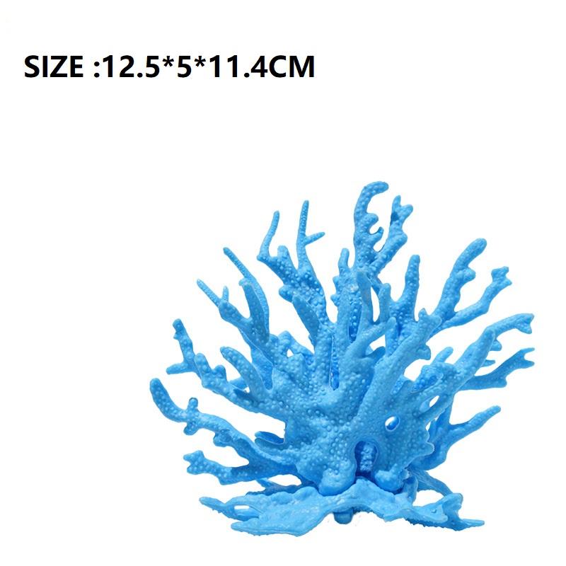 Künstliche Korallen Aquarium Dekoration für Aquarium Korallen Wasserpflanze Harz Fischtank Aquascape Simulation ZSP06
