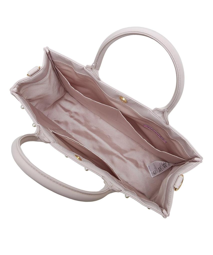 Maison de Fleur Pearl 2-Way Tote Bag, Women's, 8A43F0J9800, Grayish Pink