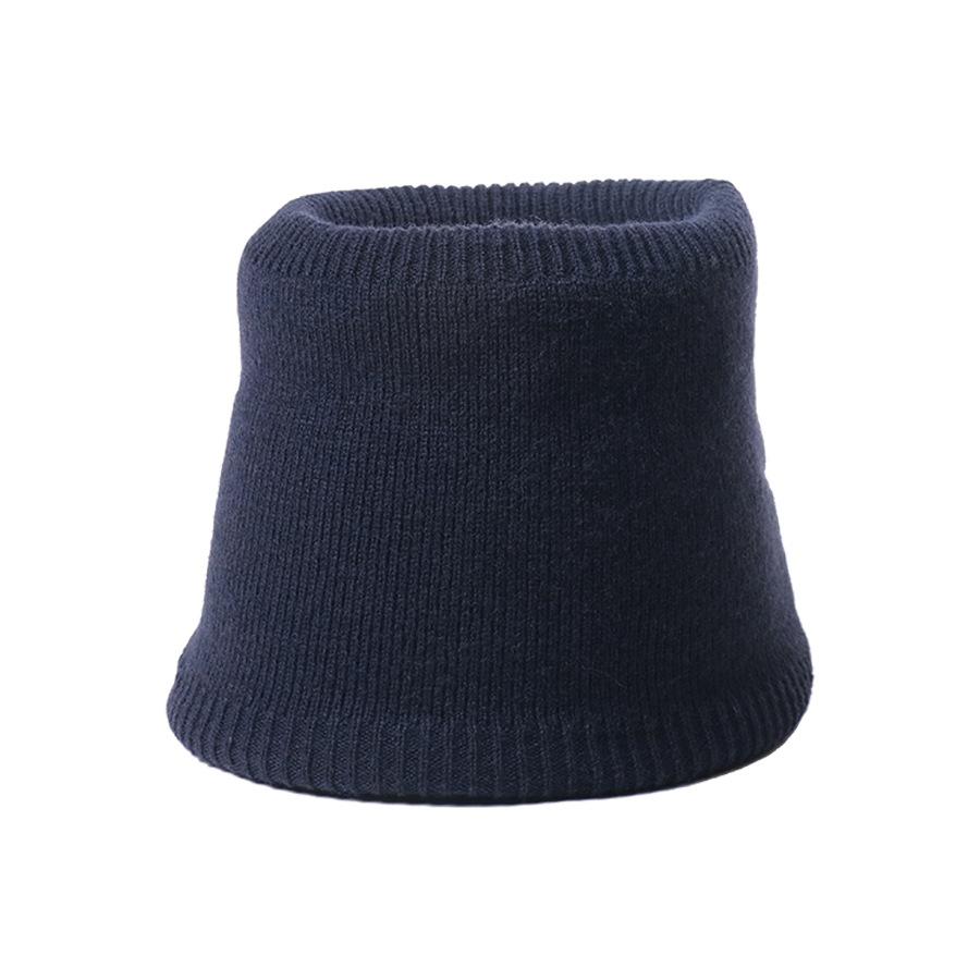 Winter Wool Velvet Thickened Warm Neck Cover Washed Soft Solid Color Plain Weave Wool Knitted Scarf Versatile for Men and Women