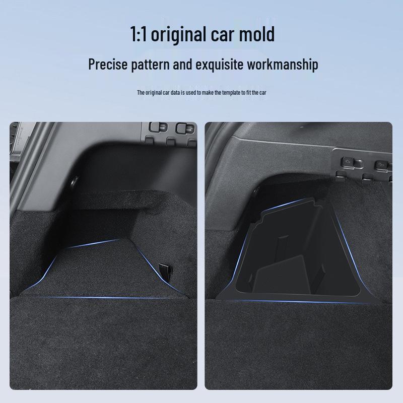 Tesla Model Y3 Upper Trunk Storage Box with Side Compartments