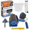6Pcs Paint Roller Set With Sticks Paint Roller Pro Transform Your Room