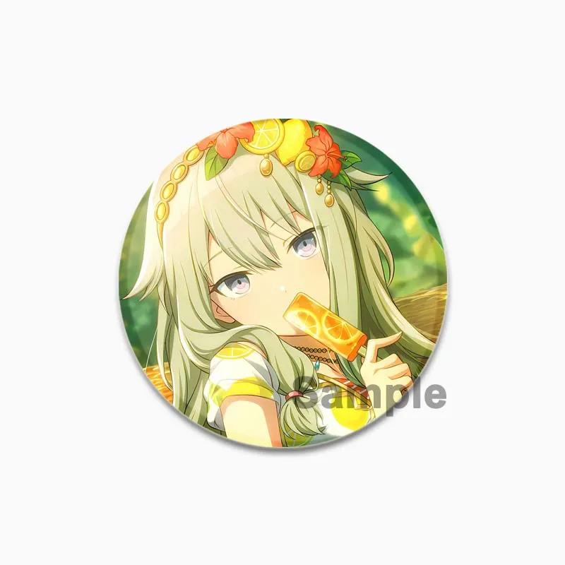 תג 32/44/58 מ"מ Genshin Impact קוספליי של קוסאנאגי ננה סיכות חמודות סיכות אמייל יצירתיות מעודנות לאביזרי תכשיטים לבגדים לתרמיל