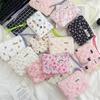 Sweet Cute Animal Floral Quilted Padded Portable Sanitary Napkin Storage Bags Coin Purse Cosmetic Bags Card Packs Key Bags Gifts