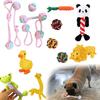Dog Rope Toys Kit 6-pack Of Strong And Sturdy Chew Knot Balls Cotton Toy For Small Medium And Large Dogs