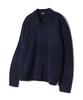 Trillion Wool Boucle Collar Cardigan Knit (Current Navy)
