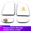 Vista Trasera Retrovisor Cristal Puerta Retrovisores Laterales Calefactados Cristal de Espejo Lateral para Peugeot Boxer Manager para Citroen Relay Jumper