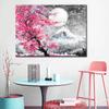 Cherry Blossom Mount Fuji Japanese Posters Canvas Prints Paintings Wall Art Pictures for Living Room Kitchen Interior Home Decor