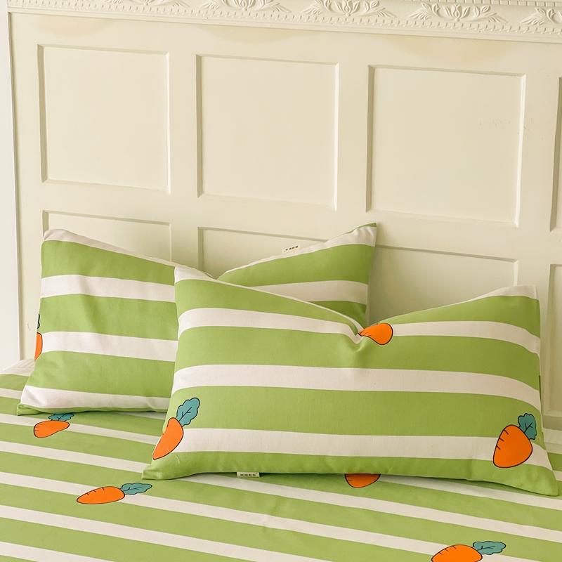 Cotton Thickened Pillowcase 48cm*74cm 2 Piece Beauty Floral Printing Pillow Case Cover For Bedroom