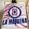 Cruz Azul Football Team,pattern Flannel Blanket, High Quality Comfortable for All Seasons, Home Decor, Warmth and Comfort, Perfect for Gifts.