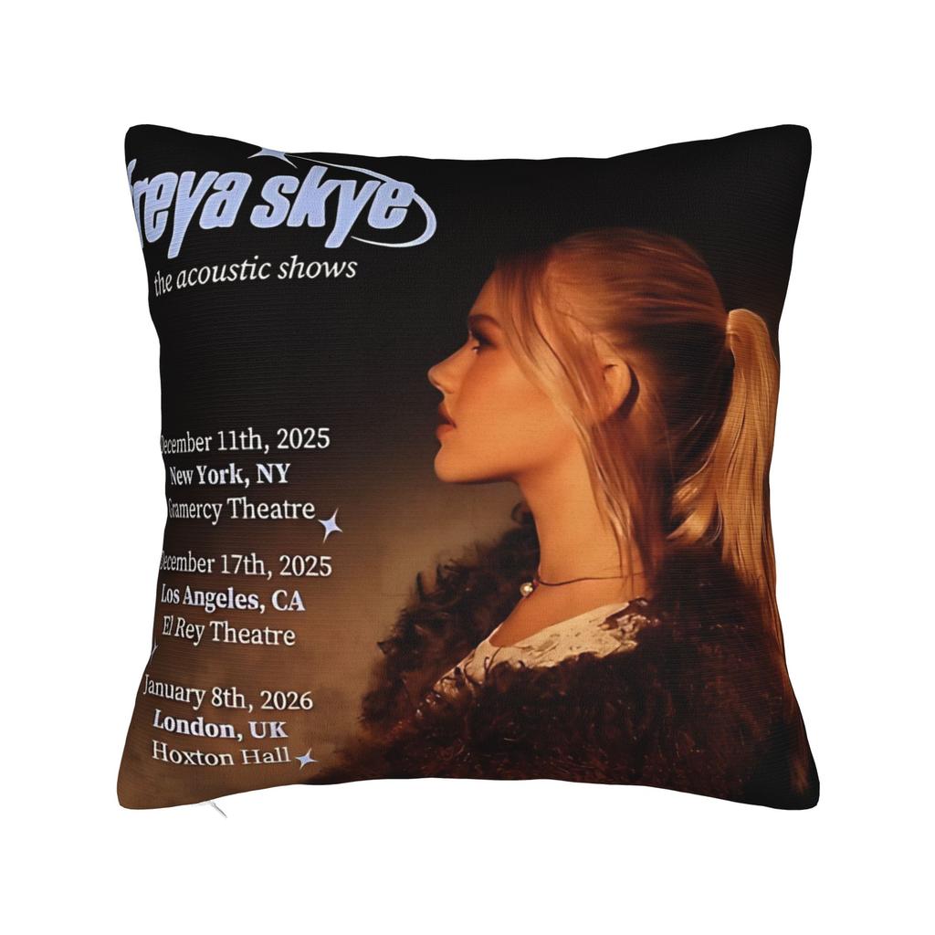 S-Freyas Skye Uk Singer Stars Align Concert Pillow Case Soft Pillow Cover Fashion Pillowcases For Sofa Bedroom Home Decor