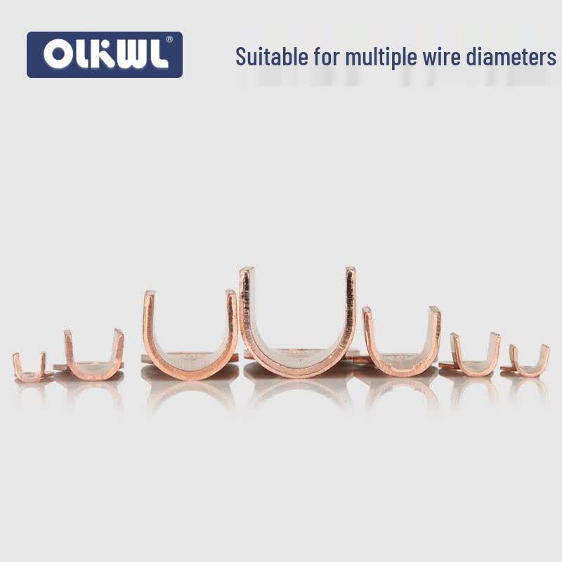 OLKWL Tinned Copper OT Open-Mouth Ring Terminal