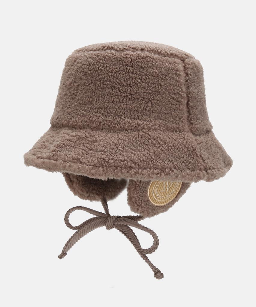 Hwaiteusaenjeu Unisex Fleece Earmuff Bucket Hat New Skadi (6 Colors)
